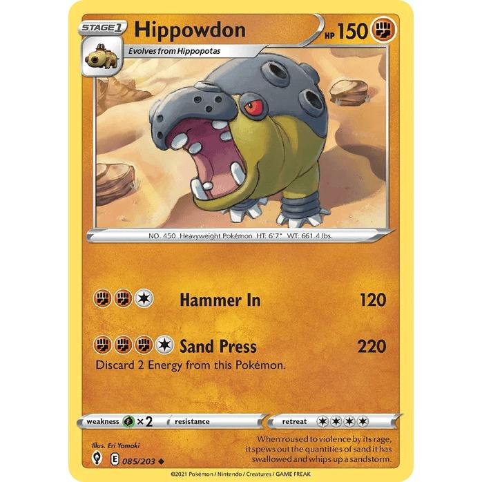 Hippowdon - Evolving Skies (Uncommon) [EVS-85] English / Near Mint / Normal