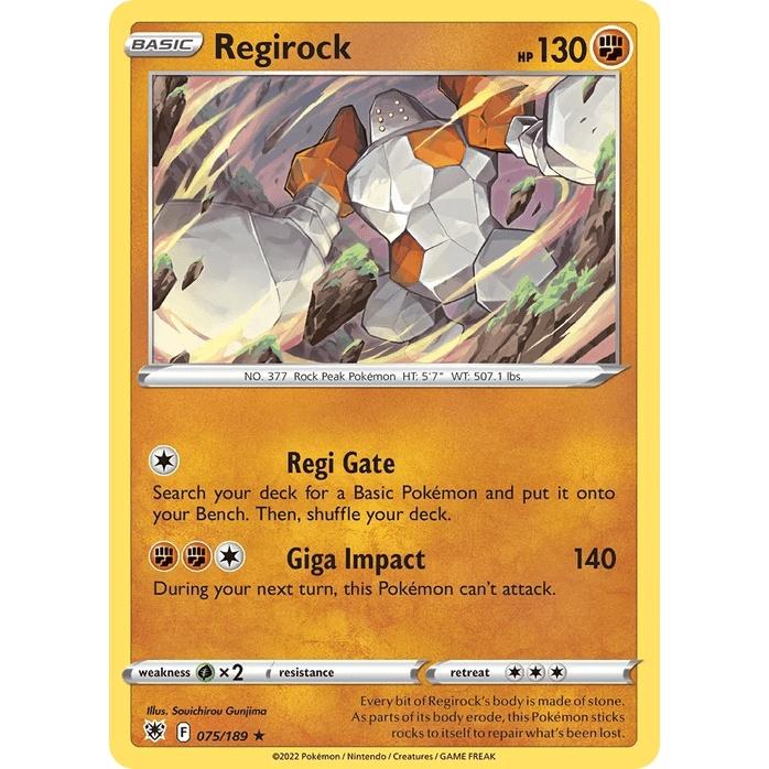 Regirock - Astral Radiance (Rare) [ASR-75] English / Near Mint / Normal