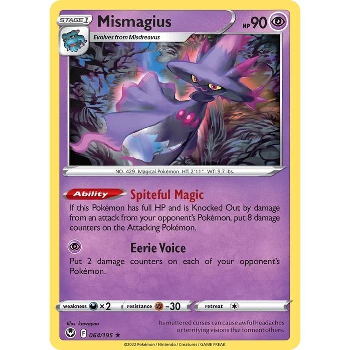 Mismagius - Silver Tempest (Rare) [SIT-64] English / Near Mint / Normal