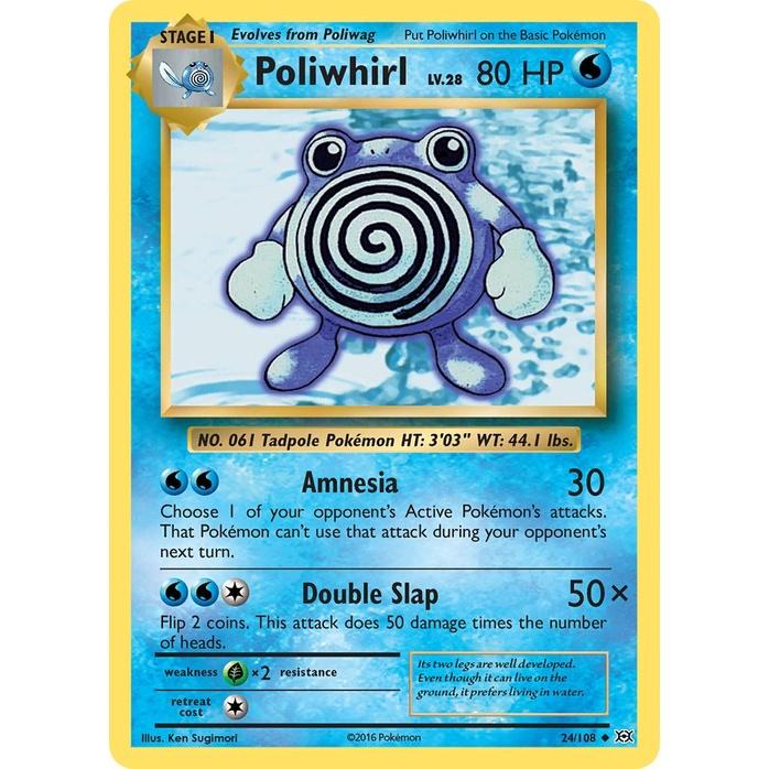 Poliwhirl - Evolutions (Uncommon) [EVO-24] English / Near Mint / Normal
