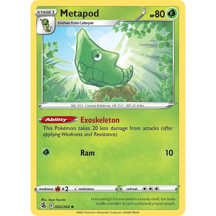 Metapod - Fusion Strike (Uncommon) [FST-2] English / Near Mint / Normal