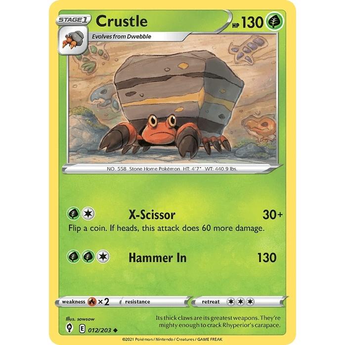 Crustle - Evolving Skies (Uncommon) [EVS-12] English / Near Mint / Normal