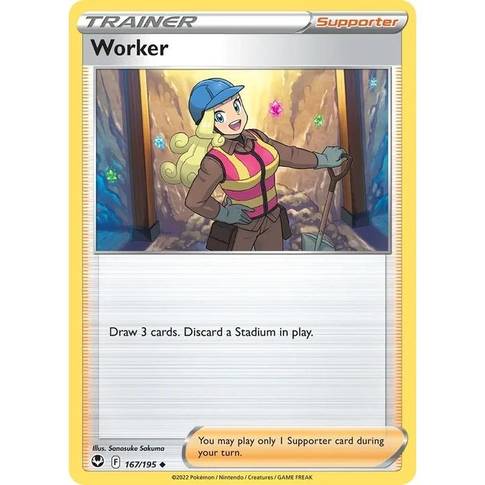 Worker - Silver Tempest (Uncommon) [SIT-167] English / Near Mint / Normal
