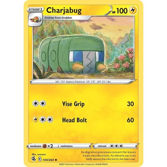 Charjabug - Fusion Strike (Uncommon) [FST-100] English / Near Mint / Normal