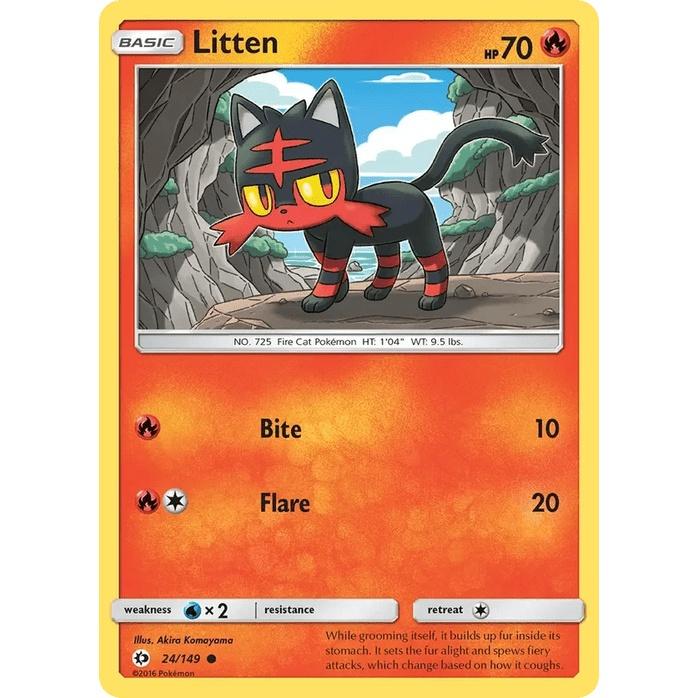 Litten 24/149 - Sun & Moon Base Set (Engelsk / Near Mint)