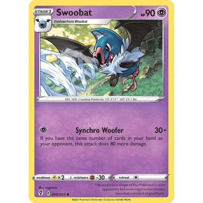 Swoobat - Evolving Skies (Uncommon) [EVS-69] English / Near Mint / Normal