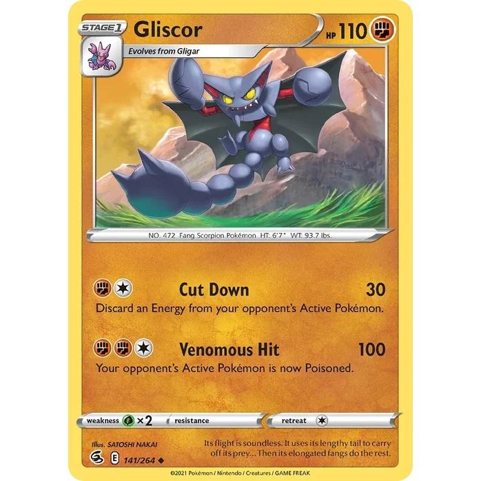 Gliscor - Fusion Strike (Uncommon) [FST-141] English / Near Mint / Normal