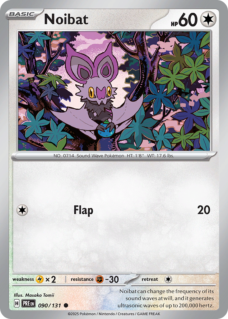 Noibat - Prismatic Evolutions (Common) [PRE-90] English / Near Mint / Normal