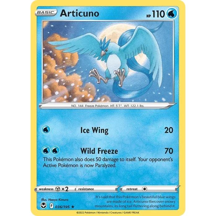 Articuno - Silver Tempest (Rare Holo) [SIT-36] English / Near Mint / Normal