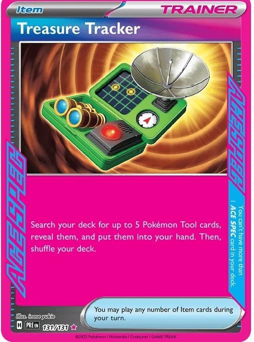 Treasure Tracker - Prismatic Evolutions (ACE SPEC Rare) [PRE-131] English / Near Mint / Normal