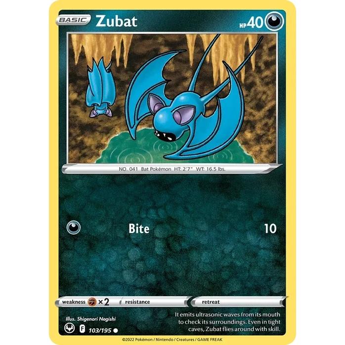 Zubat - Silver Tempest (Common) [SIT-103] English / Near Mint / Normal