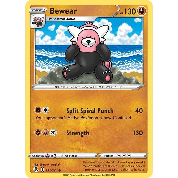 Bewear - Fusion Strike (Uncommon) [FST-151] English / Near Mint / Normal