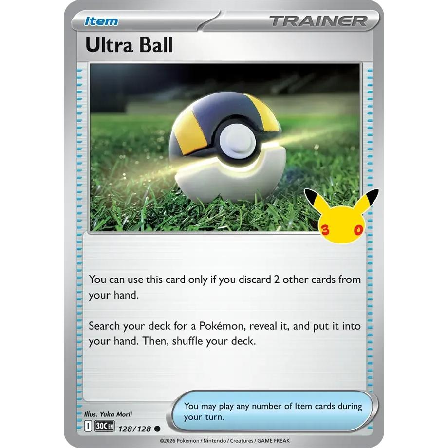 Ultra Ball - 30th Celebration (Common) [30C-128] English / Near Mint / Normal