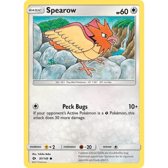 Spearow 97/149 - Sun & Moon Base Set (Engelsk / Near Mint)