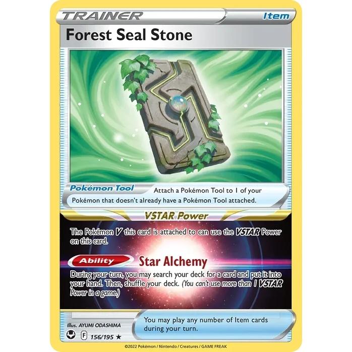 Forest Seal Stone - Silver Tempest (Rare Holo) [SIT-156] English / Near Mint / Normal