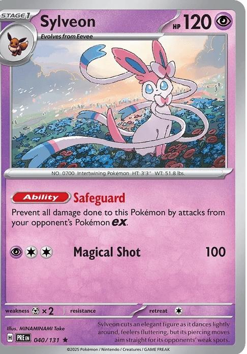 Sylveon - Prismatic Evolutions (Rare) [PRE-40] English / Near Mint / Normal