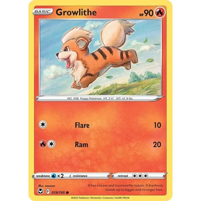 Growlithe - Silver Tempest (Common) [SIT-19] English / Near Mint / Normal