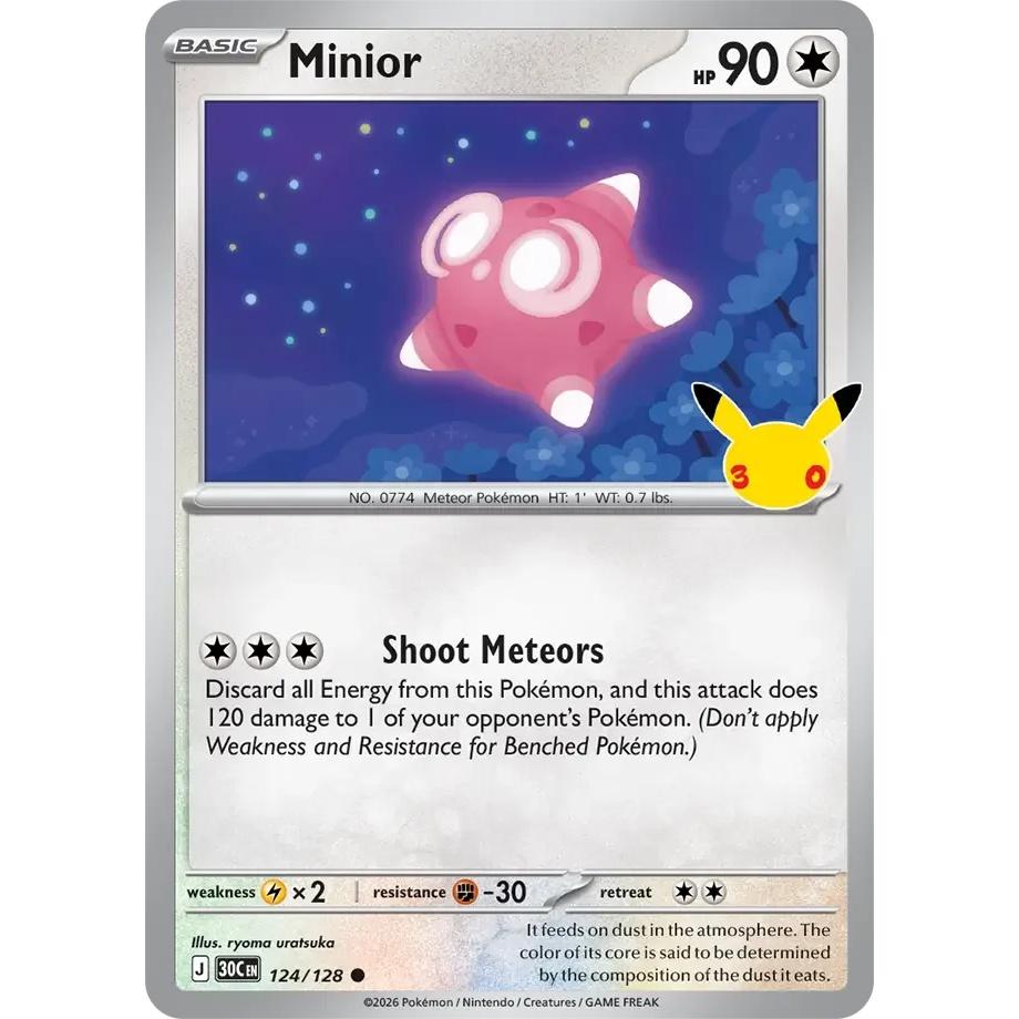 Minior - 30th Celebration (Common) [30C-124] English / Near Mint / Normal