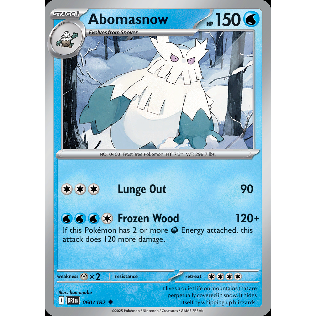 Abomasnow 60/182 - Destined Rivals