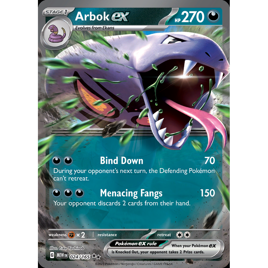 Arbok ex 24/165 - 151