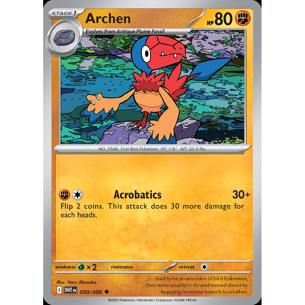 Archen 50/086 [Reverse Holo] - White Flare