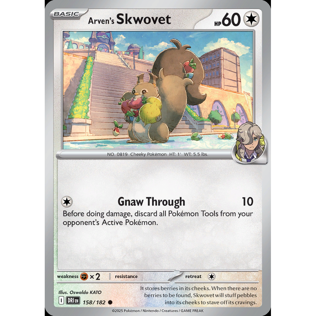 Arven’s Skwovet 158/182 - Destined Rivals