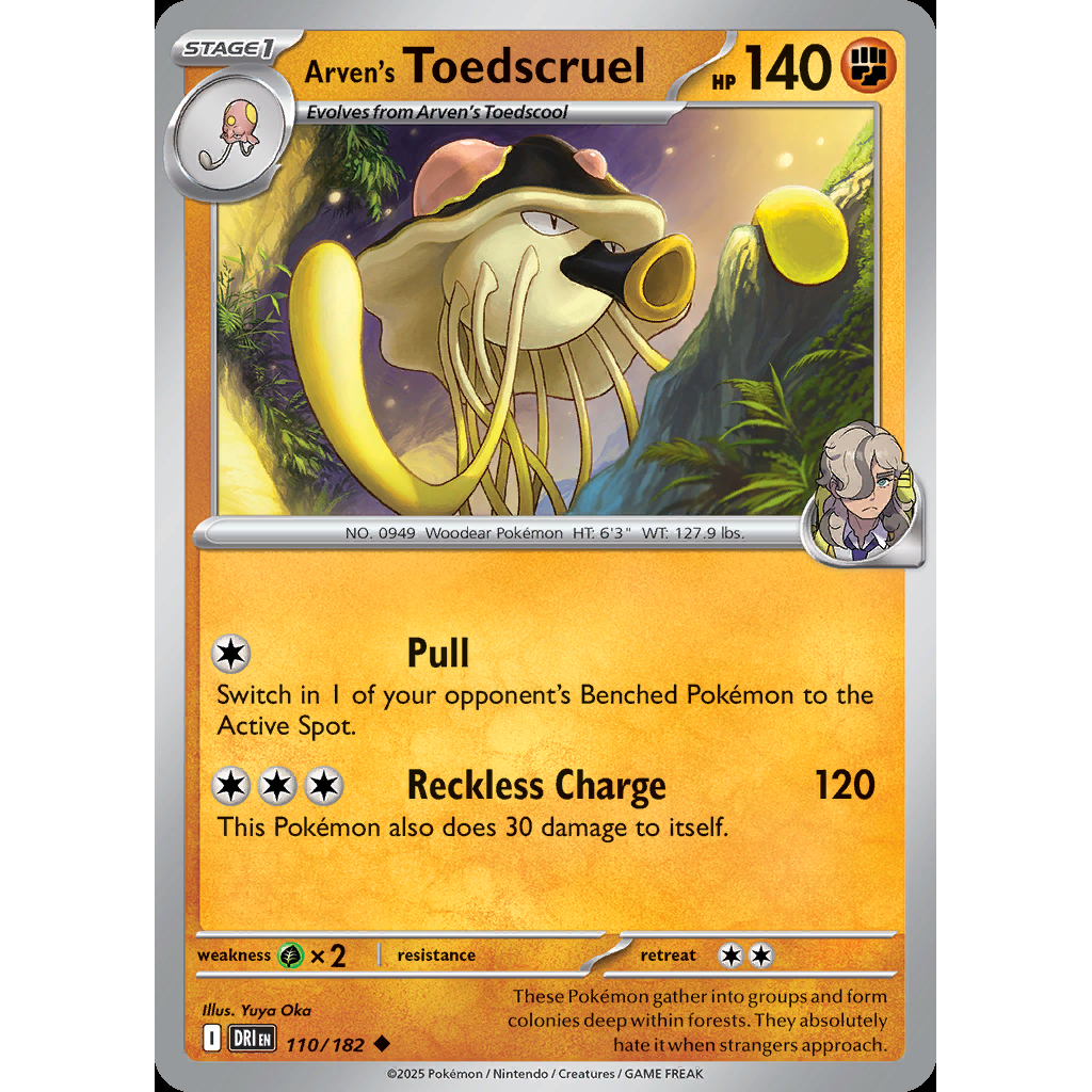 Arven’s Toedscruel 110/182 - Destined Rivals
