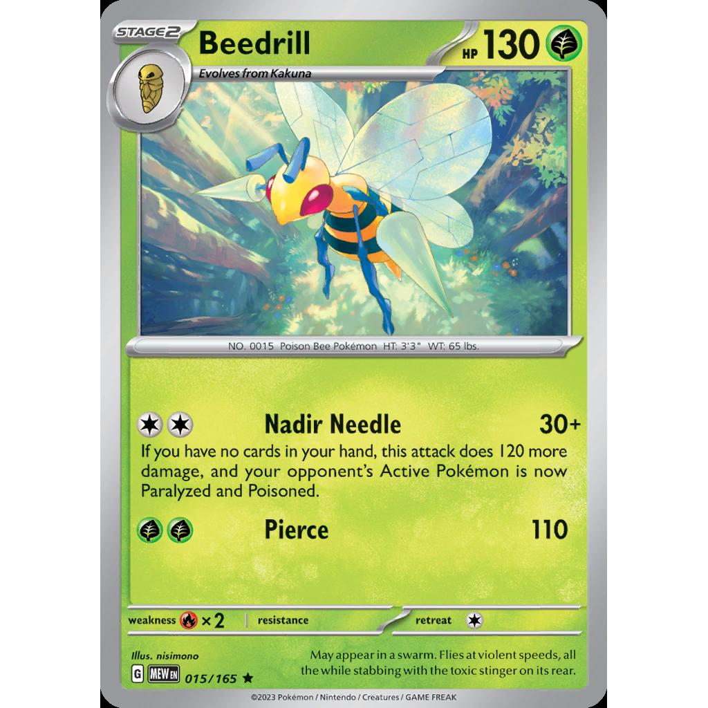 Beedrill 15/165 [Reverse Holo] - 151