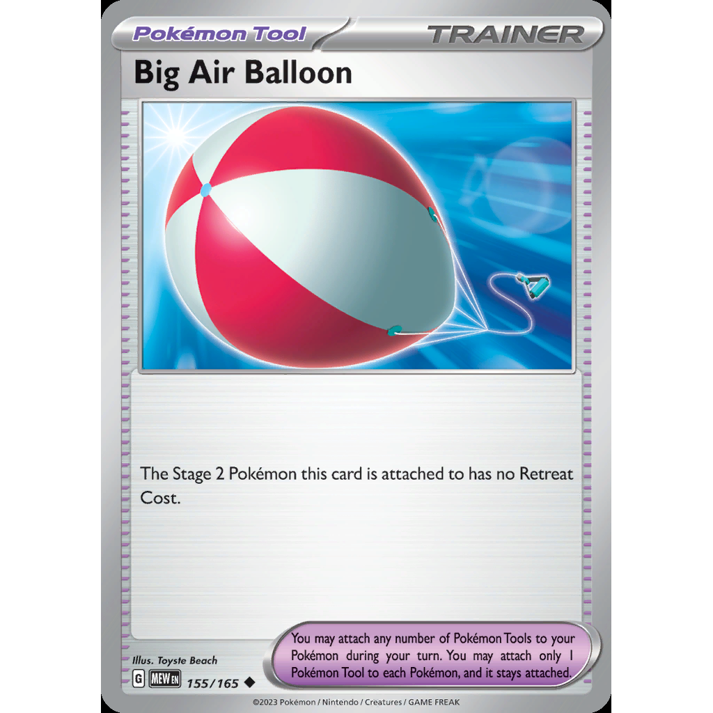 Big Air Balloon 155/165 [Reverse Holo] - 151