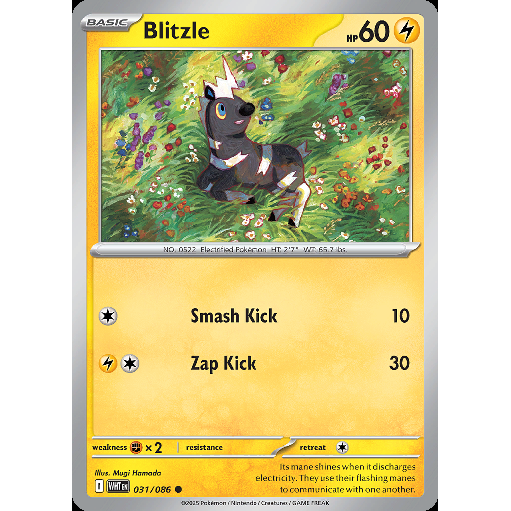 Blitzle 31/086 [Reverse Holo] - White Flare
