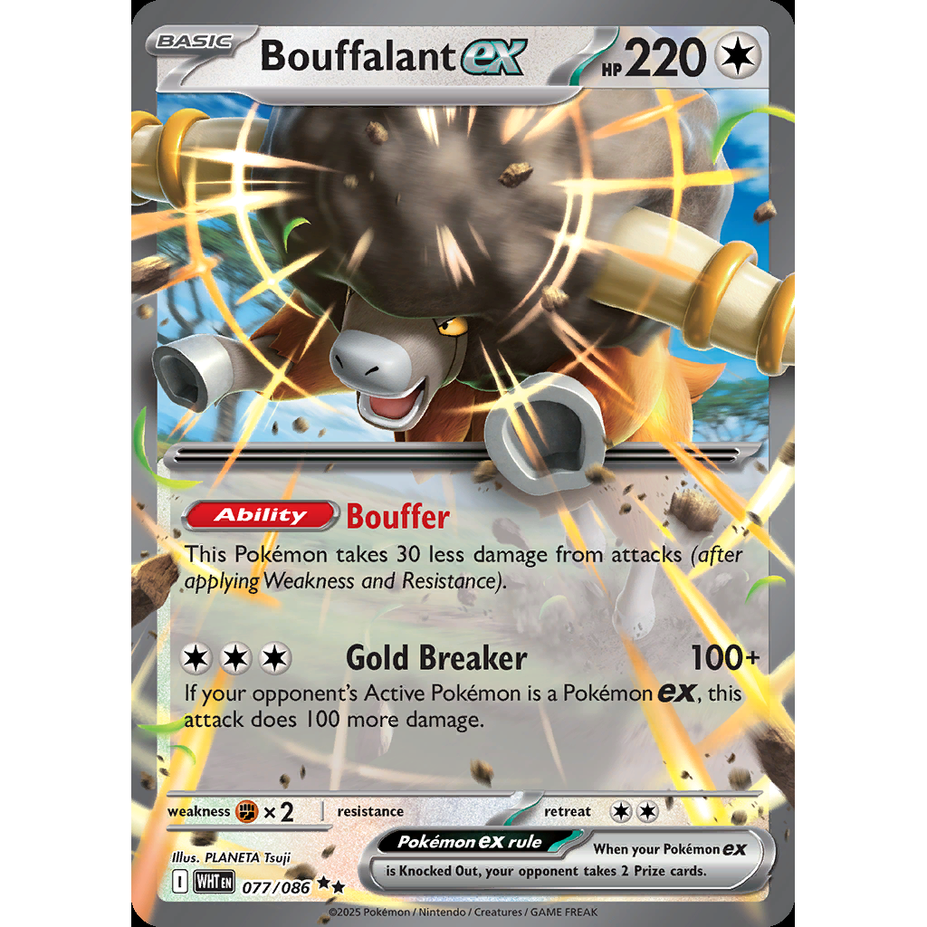 Bouffalant ex 77/086 - White Flare