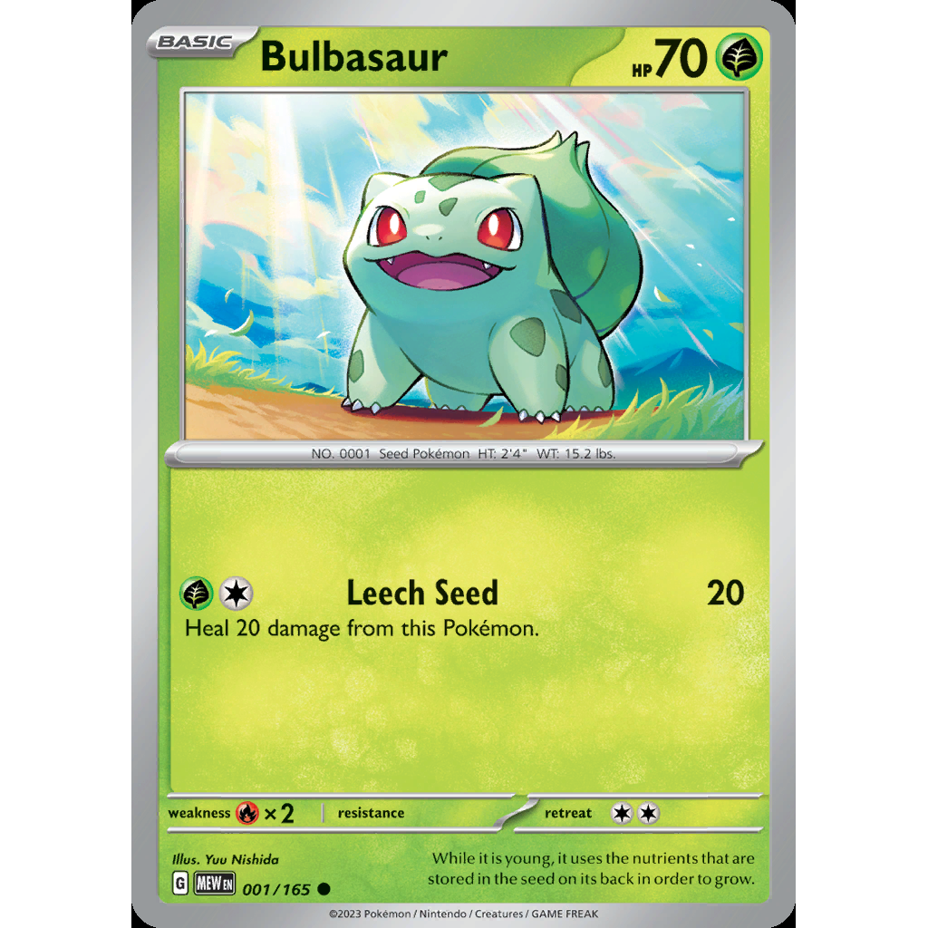 Bulbasaur 1/165 - 151