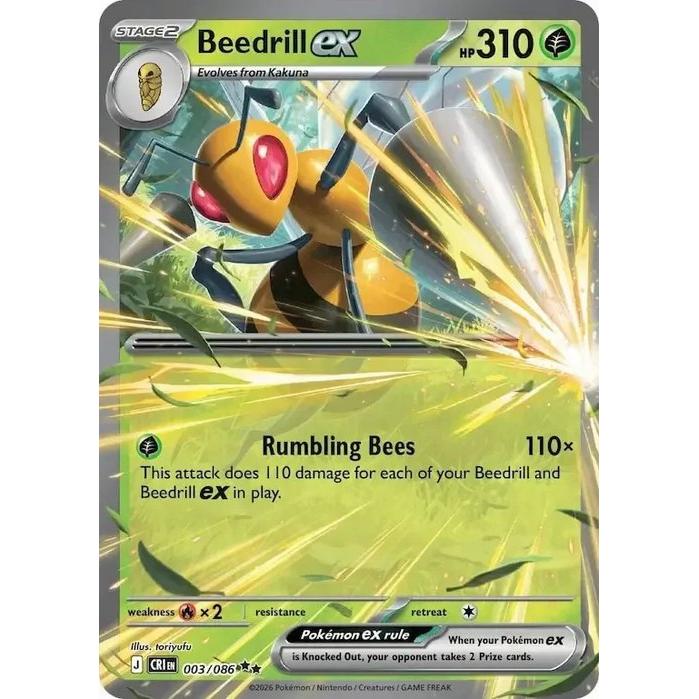 Beedrill ex 003/086 - Chaos Rising