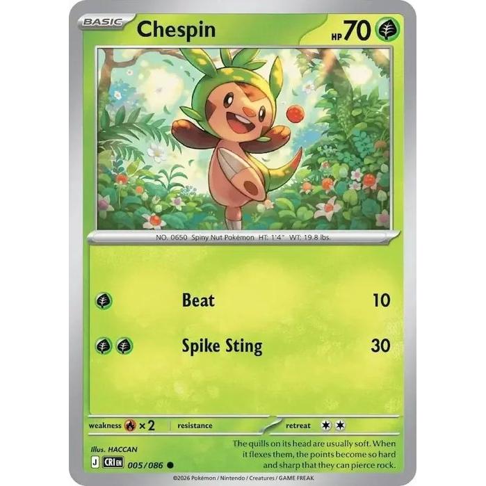 Chespin 005/086 - Chaos Rising