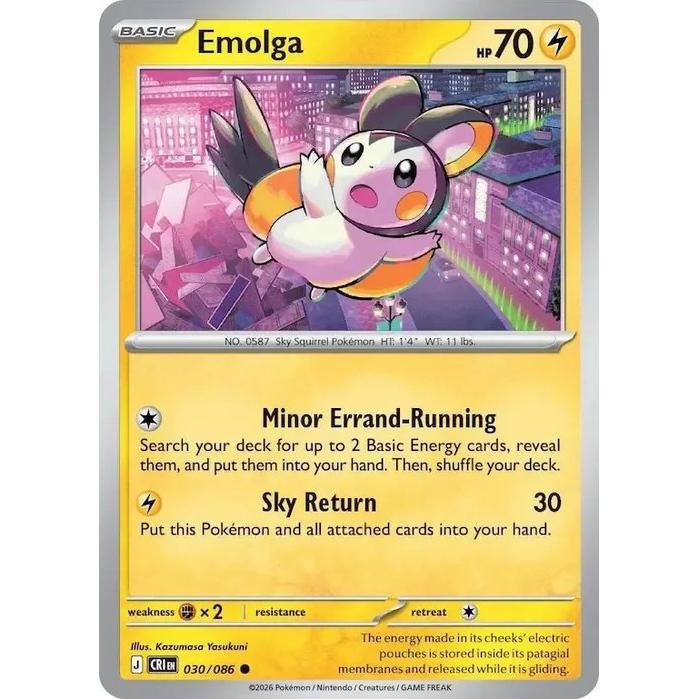 Emolga 030/086 - Chaos Rising