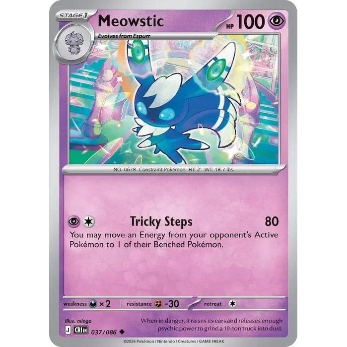 Meowstic 037/086 [Reverse Holo] - Chaos Rising