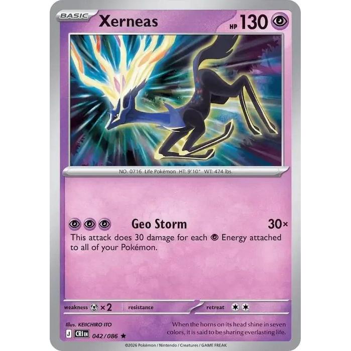Xerneas 042/086 [Reverse Holo] - Chaos Rising