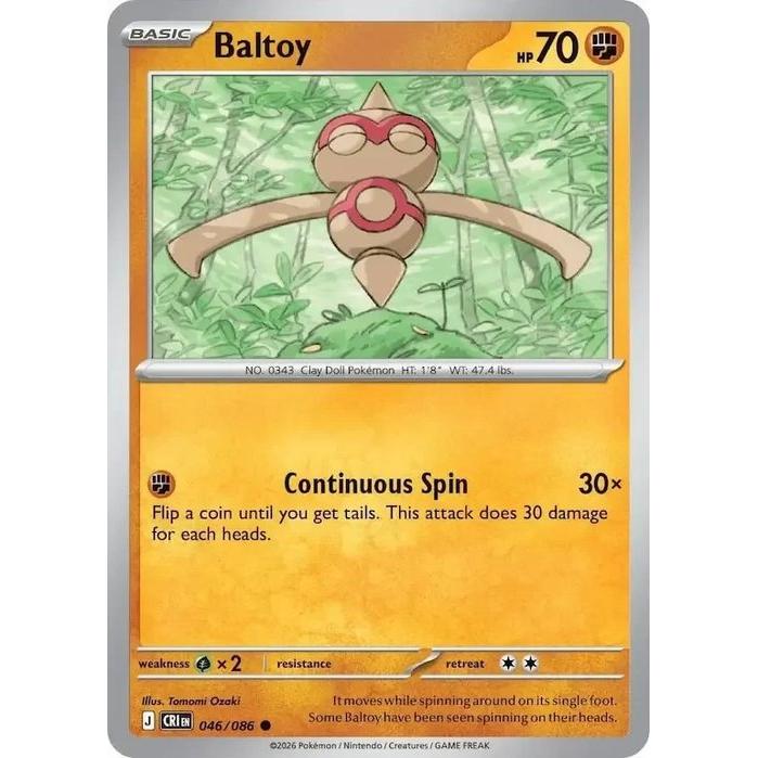 Baltoy 046/086 - Chaos Rising
