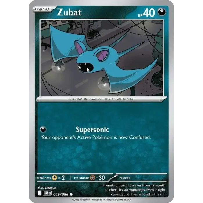 Zubat 049/086 [Reverse Holo] - Chaos Rising