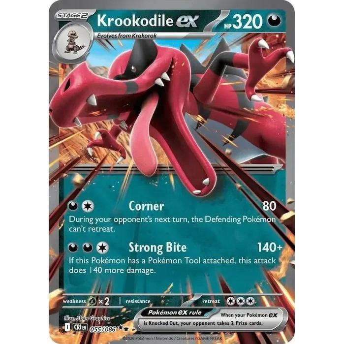 Krookodile ex 055/086 - Chaos Rising