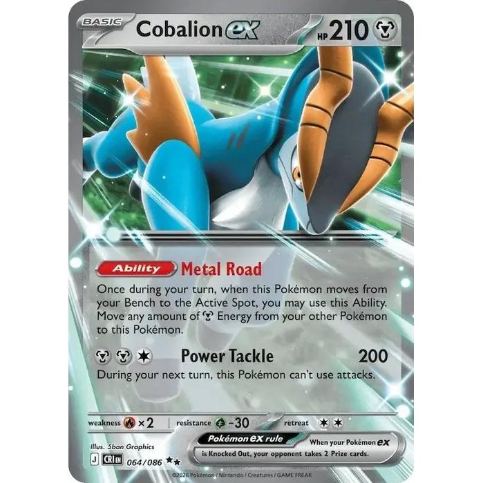 Cobalion ex 064/086 - Chaos Rising