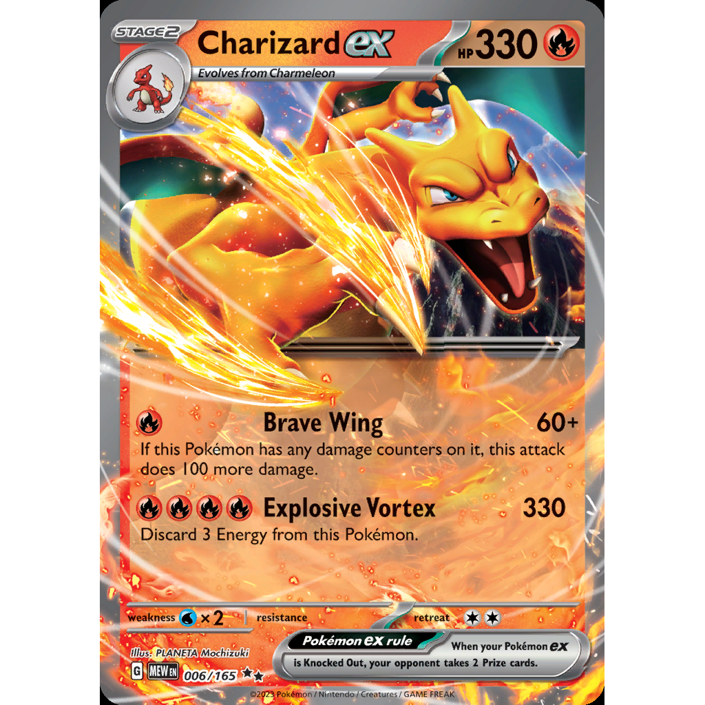 Charizard ex 6/165 - 151
