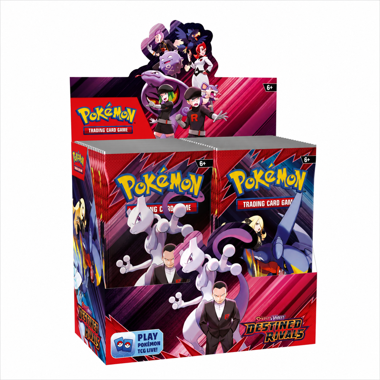 Pokemon Destined Rivals Booster Box Display