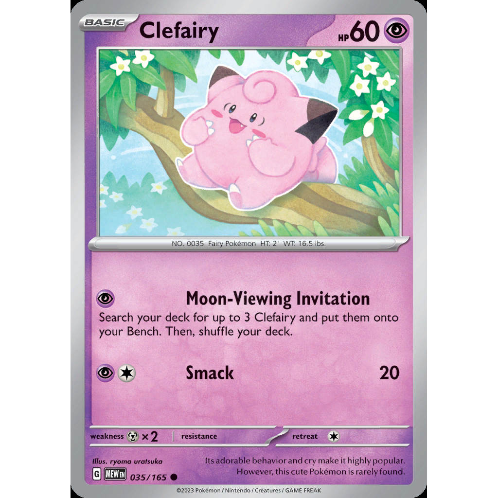 Clefairy 35/165 [Reverse Holo] - 151