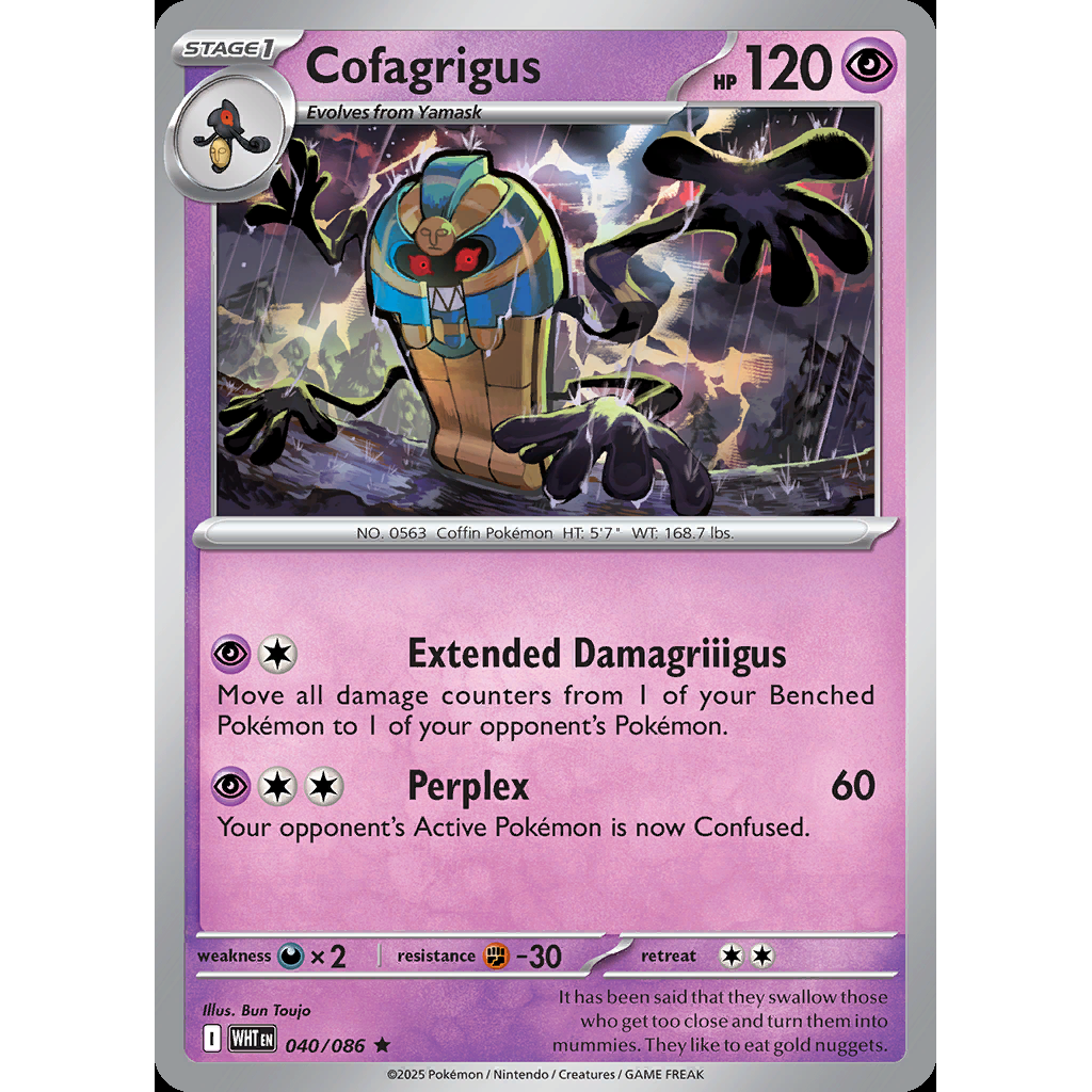 Cofagrigus 40/086 - White Flare