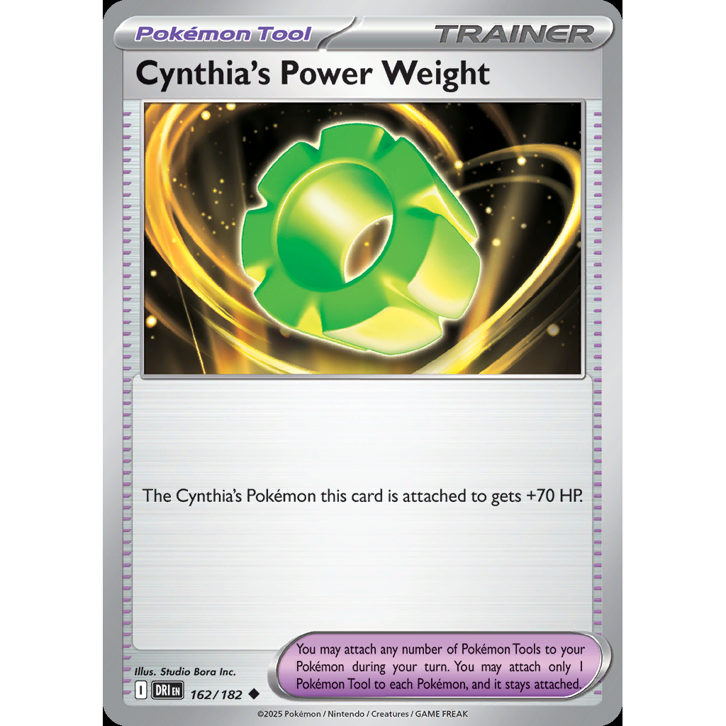 Cynthia’s Power Weight 162/182 [Reverse Holo] - Destined Rivals