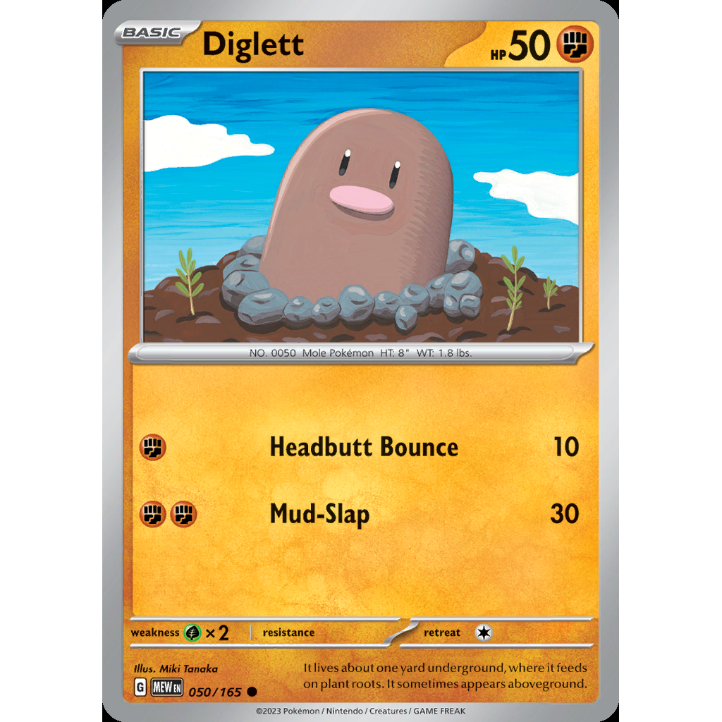 Diglett 50/165 - 151
