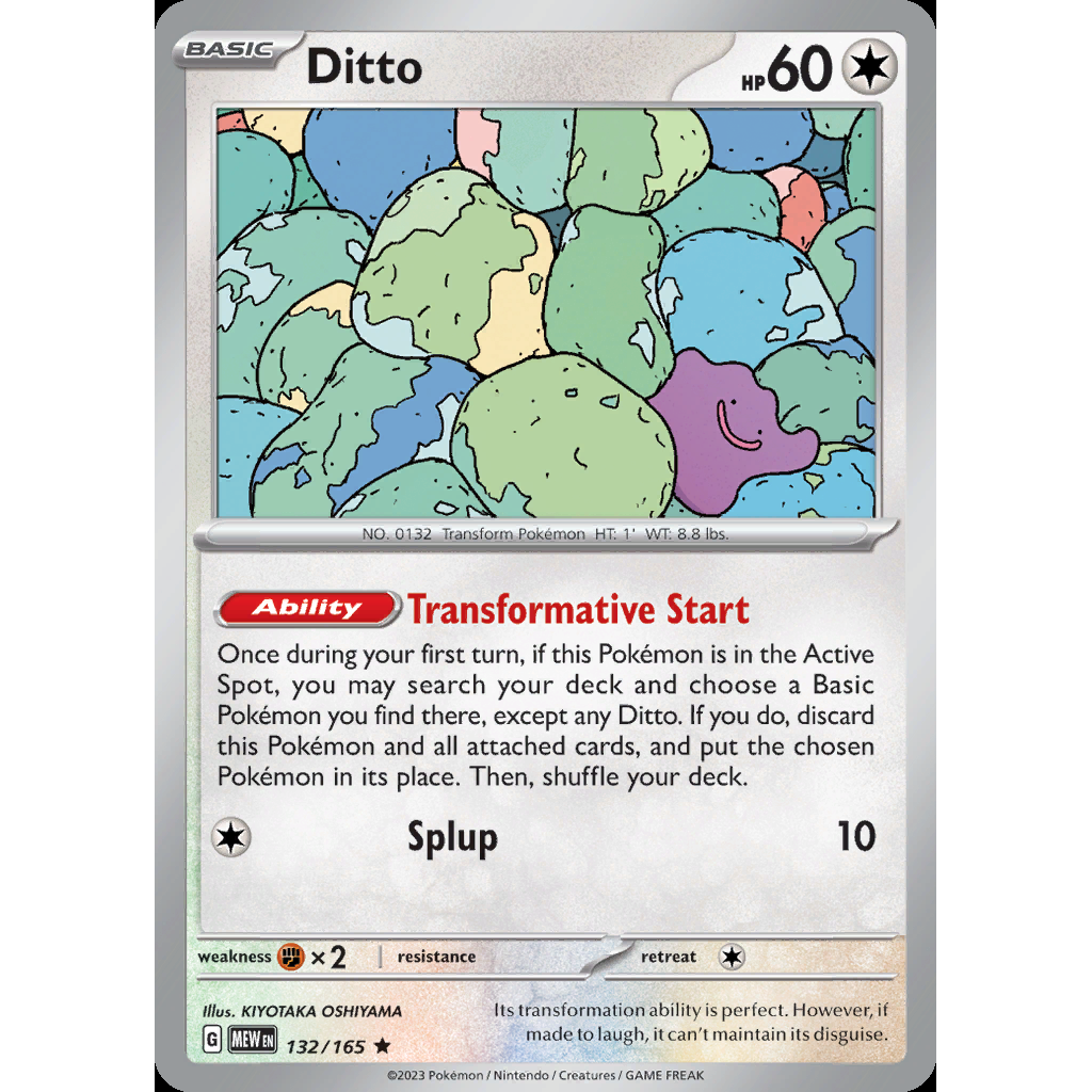 Ditto 132/165 [Holo] - 151