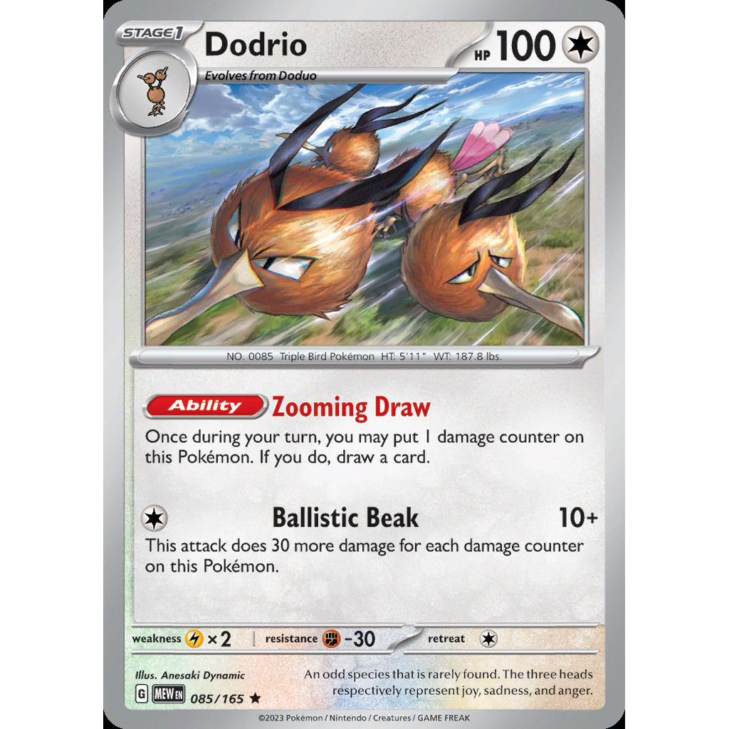 Dodrio 85/165 [Holo] - 151