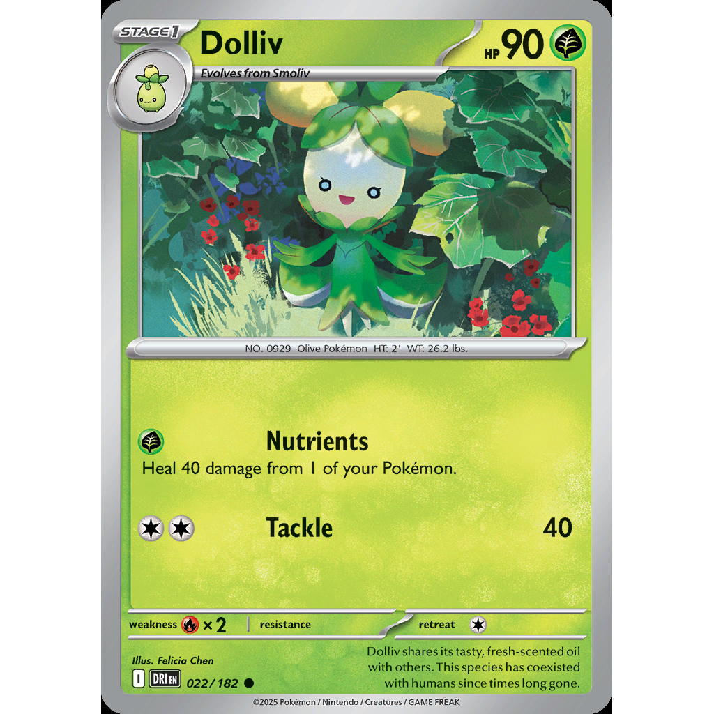 Dolliv 22/182 [Reverse Holo] - Destined Rivals